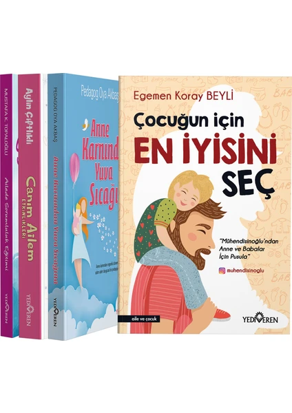 Çocuk Eğitim Seti 4 Kitap - Egemen Koray Beyli -  oya Akbaş