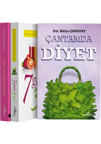 Sağlıklı Yaşam Seti 3 Kitap - Hülya Çağatay - Kemal Karadağ