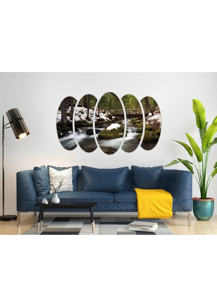 Köprü Orman Nehir Mdf Tablo 2196