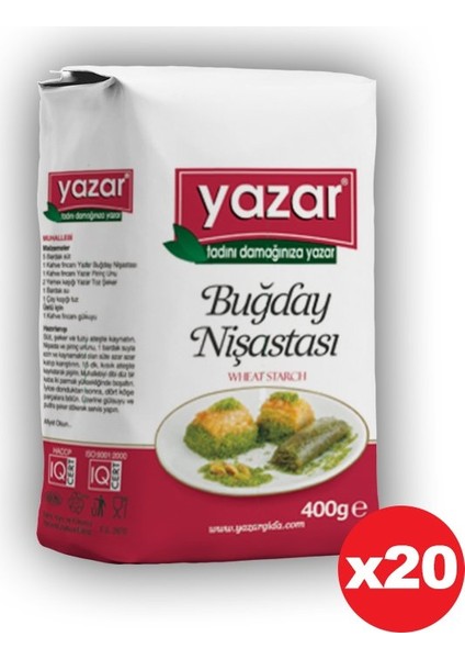 Buğday Nişasta 400gr Kolı 20' li