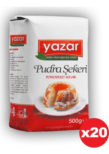 Pudra Şekeri 500gr 20' li