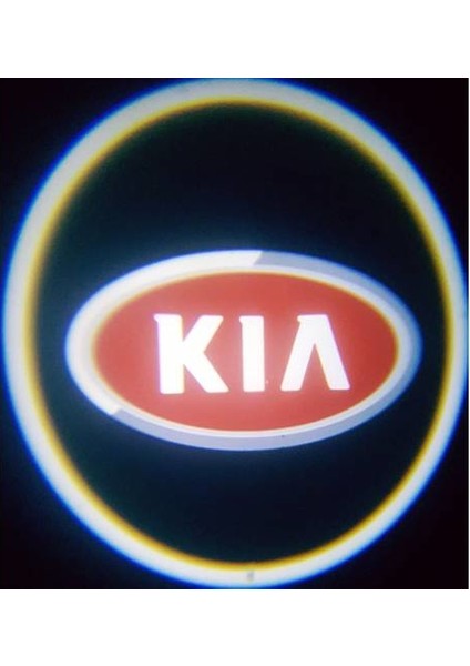 Kia Pilli Mesafe Sensörlü Kapı Altı Logo Yapıştırmalı