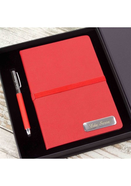 Isme Özel Termo Deri Defter ve Lüx Tükenmez Kalem Seti Tasarım Kutulu fiyatları