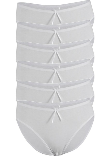 Kadın 6'lı Paket Bambu Bikini Külot