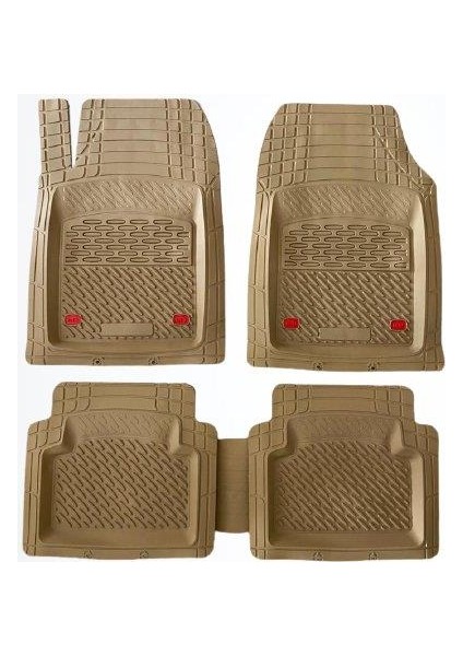 Teamcar Safir Ford B Max 2013 Sonrası Bej Derin Havuzlu 3D Paspas