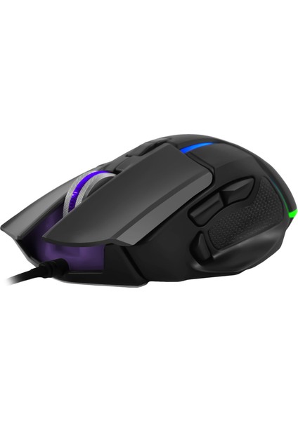 Strike 0575 RGB Kablolu Gaming Mouse Gri