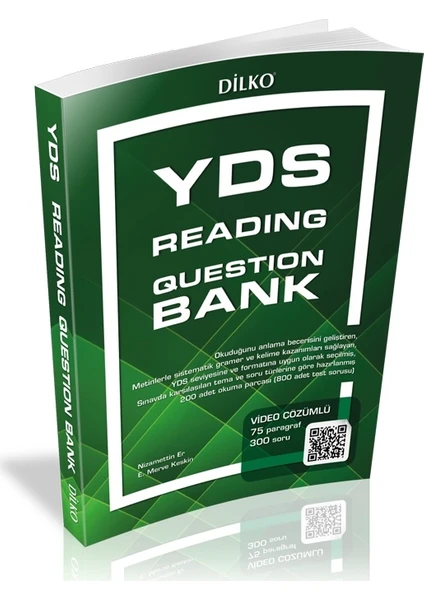 Dilko Yayıncılık YDS Reading Question Bank (Video Çözümlü)