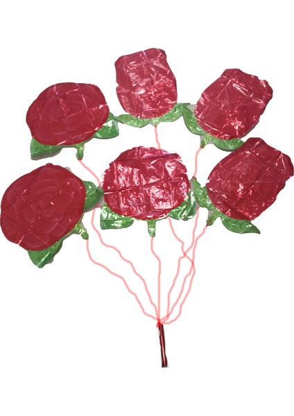 *folyo Balon Buketi+Ağırlık (6 Ad.) D.ü 30TL