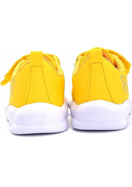 Ultra Hafif Memory Foam Iç Taban Çocuk Sarı Spor Ayakkabı M-1000