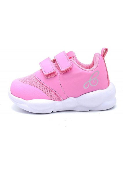 Ultra Hafif Memory Foam Iç Taban Çocuk Pembe Spor Ayakkabı M-1000