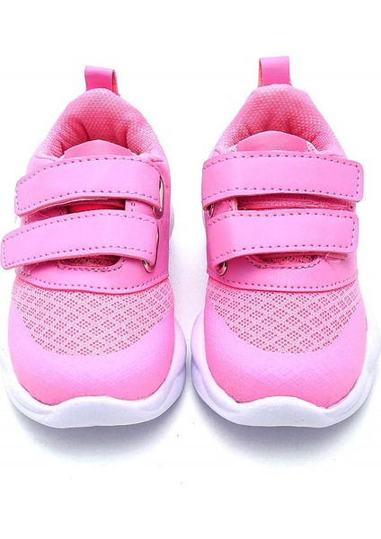 Ultra Hafif Memory Foam Iç Taban Çocuk Pembe Spor Ayakkabı M-1000
