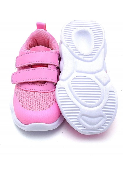 Ultra Hafif Memory Foam Iç Taban Çocuk Pembe Spor Ayakkabı M-1000