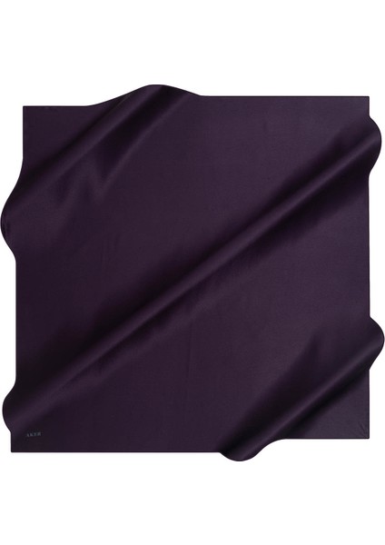 90X90 7747758 Aker Düz Taşlanmış İpek Krep Saten