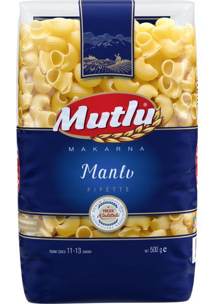 Mutlu Mantı Makarna 500 gr