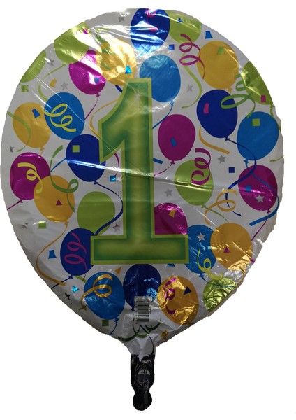 Folyo Balon Rakam 1 Balonlu 18''