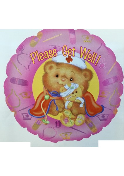 Folyo Balon Please Get Well! 18'' D.ü 5tl