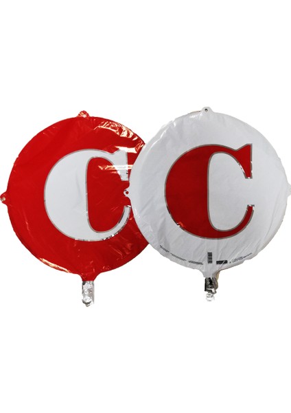 Folyo Balon Harf C Kırmızı 18''