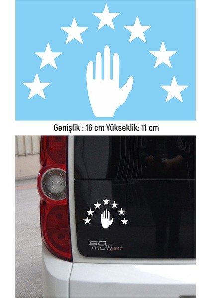 Abhaz Bayrak Folyo Kesim Etiket Beyaz fiyatları