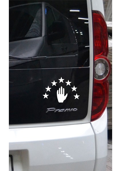 Abhaz Bayrak Folyo Kesim Etiket Beyaz modelleri