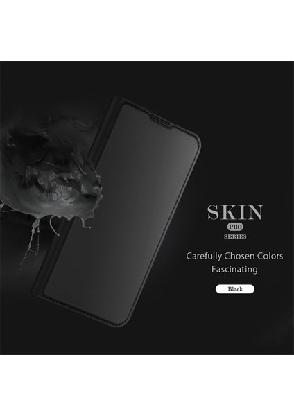 Dux Ducis Sm Galaxy M51 Kılıf Kapaklı Flip Cover Kılıf Skin Pro Series Kılıf AL-33936 Siyah