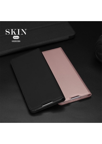 Dux Ducis Sm Galaxy M51 Kılıf Kapaklı Flip Cover Kılıf Skin Pro Series Kılıf AL-33936 Siyah