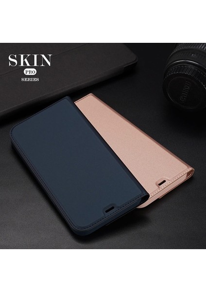 Apple iPhone 12 Mini Kılıf Kapaklı Flip Cover Kılıf Skin Pro Series Kılıf AL-33939 Lacivert modelleri