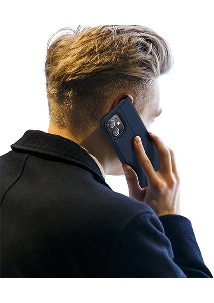 Apple iPhone 12 Mini Kılıf Kapaklı Flip Cover Kılıf Skin Pro Series Kılıf AL-33939 Lacivert indirimleri