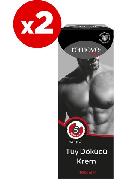 For Men Tüy Dökücü Krem 100 ml X2 Adet