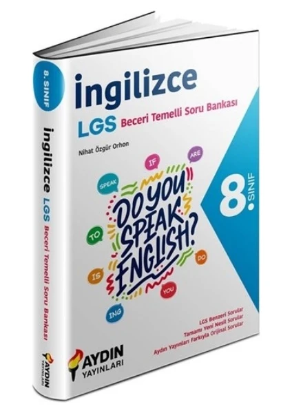 Aydın Yayınları 8. Sınıf İngilizce LGS Beceri Temelli Soru Bankası