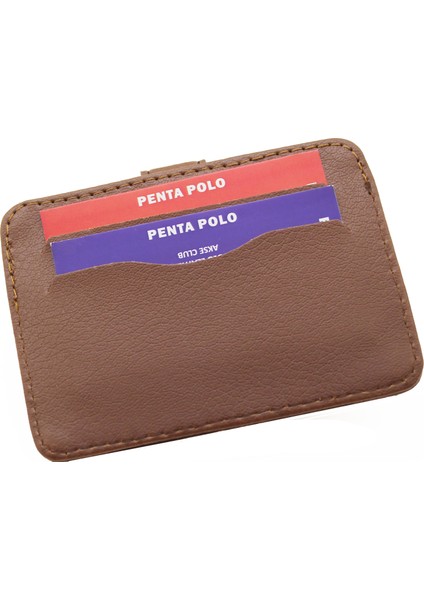 Penta Polo Carlino Üstten Patlı Mini Kartlık Cüzdan Yan Model modelleri