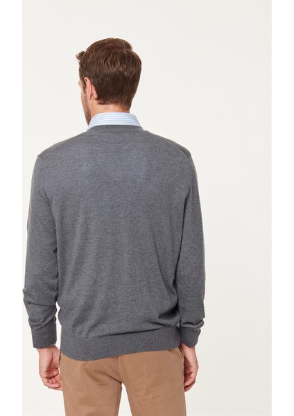 Gri Melanj Yünlü Kazak fırsatları