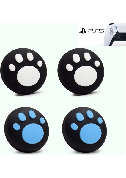 Ps5 Dualsense 4 Adet Sevimli Pati Analog Başlığı
