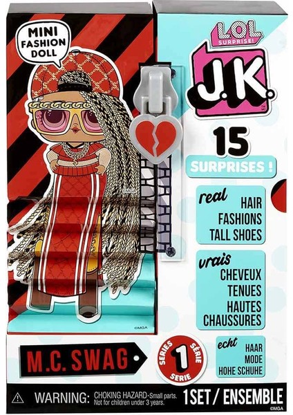 J.K. Mini Fashion Bebekler 15 Sürpriz  M.C. Swag