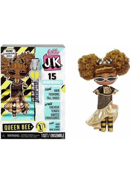 J.K. Mini Fashion Bebekler 15 Sürpriz Queen Bee