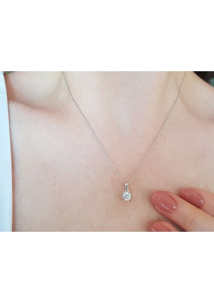 F Renk 0,50 Karat Pırlanta Tektaş Kolye 0423P0036 fiyatları