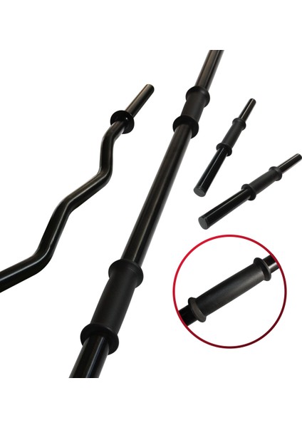 Tan Spor 100 kg Dambıl-Dumbell-Ağırlık-Halter–full Kısa Bar +Düz Bar +Z Bar Seti modelleri