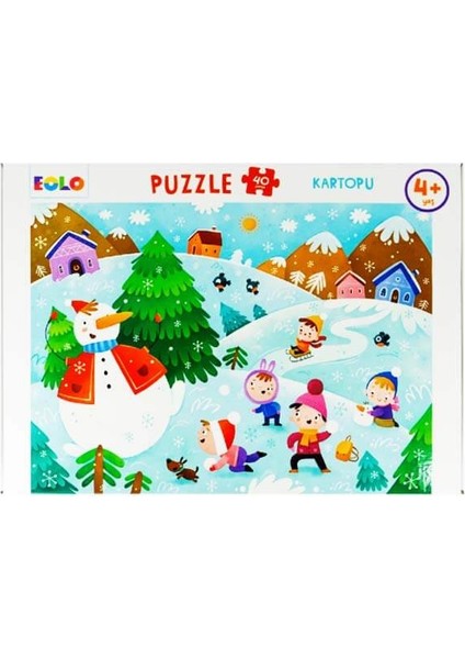 Eolo Yaş Kartopu Puzzle 40 Parça