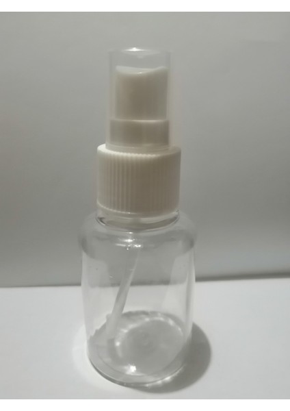 50 ml Şeffaf Plastik Şişe+Sprey Başlık + dezenfektan Şişesi + MedikalŞişe + Boş Şişe + 100 Adet
