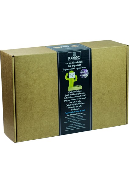Kayigo Cactus Xl + Station Lavanta Dolgulu Organizer Sarı indirimleri