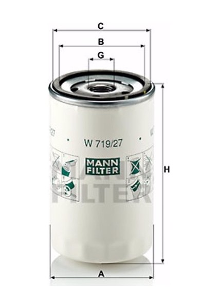 Ford Cougar 2.0 16V 1998-2001 Yağ Filtresi fiyatları