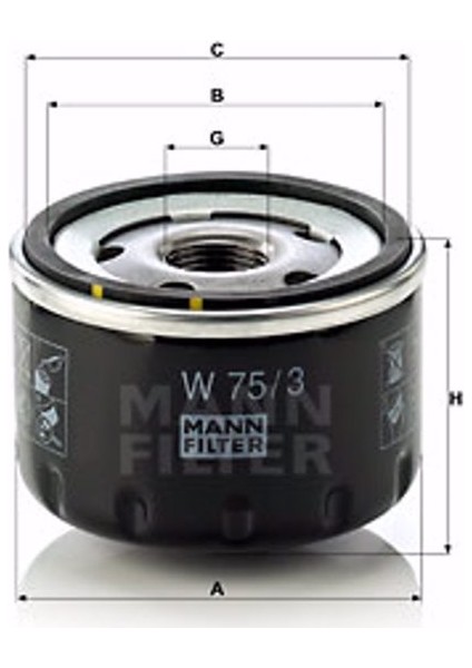 Renault Megane I 2.0 I 1996-2003 Yağ Filtresi fiyatları