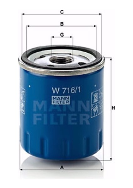 Peugeot 407 Sw 1.8 2004-2010 Yağ Filtresi fiyatları