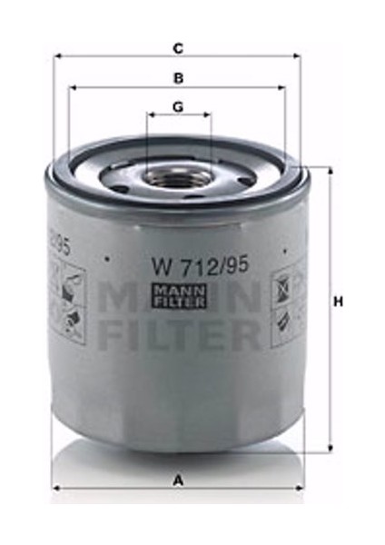 Volkswagen Caddy Alltrack 1.2 Tsı 2015-2019 Yağ Filtresi fiyatları