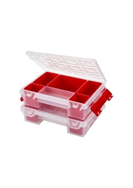 Mano Kırmızı Renkli Organizer 7 inch T-ORG-7