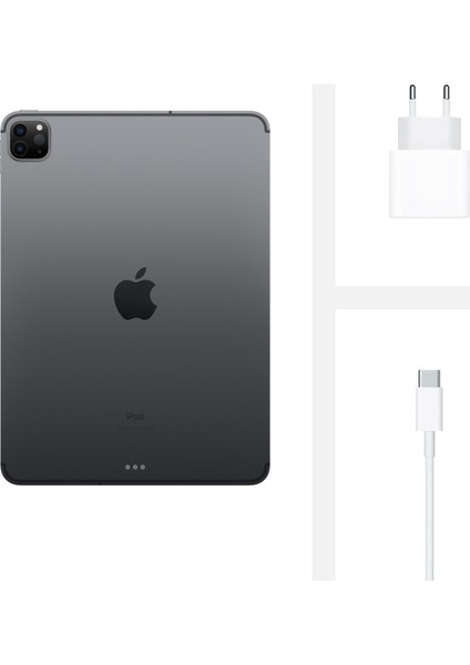 iPad Pro 2.Nesil Wi-Fi Cellular 128GB 11" Tablet - Uzay Grisi MY2V2TU/A