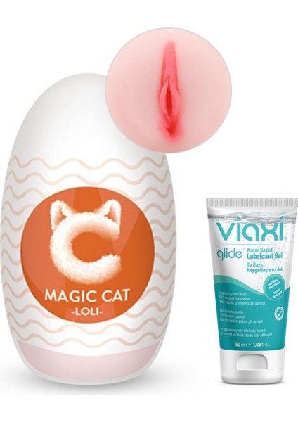 Magic Cat Loli Utra Yumuşak Mastürbatör Vajina+Jel