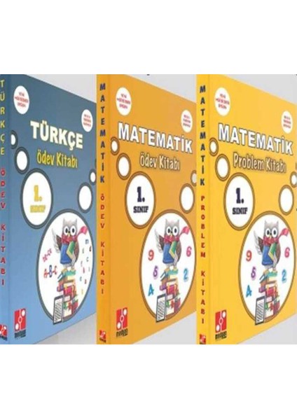 Yayınları 1. Sınıf Ödev Seti (3 Kitap)