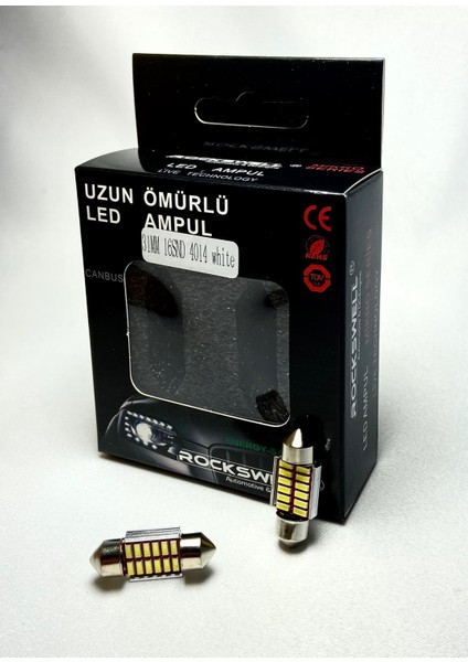 LED Ampulü Araç Iç Tavan Aydınlatma 31 mm Beyaz Renk