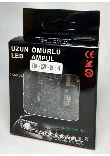 LED Ampul T10 Tipli 24 LED Plaka/bagaj/torpido/park Aydınlatmalarında Uygundur Beyaz Renk fiyatları