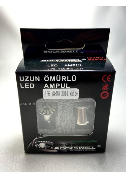1156 18 Smd 3014 LED Ampulü Geri Vites/plaka/sinyal/stop Beyaz Renk fiyatları